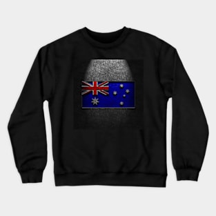 Australian Flag Stone Texture Repost Crewneck Sweatshirt